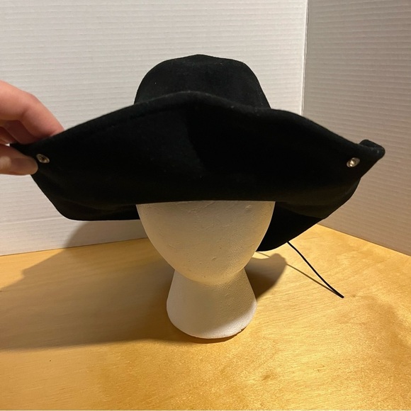 Bullhide Rodeo Cowgirl Hat Large Black Cheetah Animal Print Band Rhinestones - Picture 3 of 14